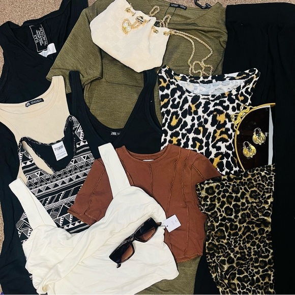 Zara Dresses & Skirts - 13 piece ZARA REFORMATION bundle size SMALL SPRING 2025 elevated essentials